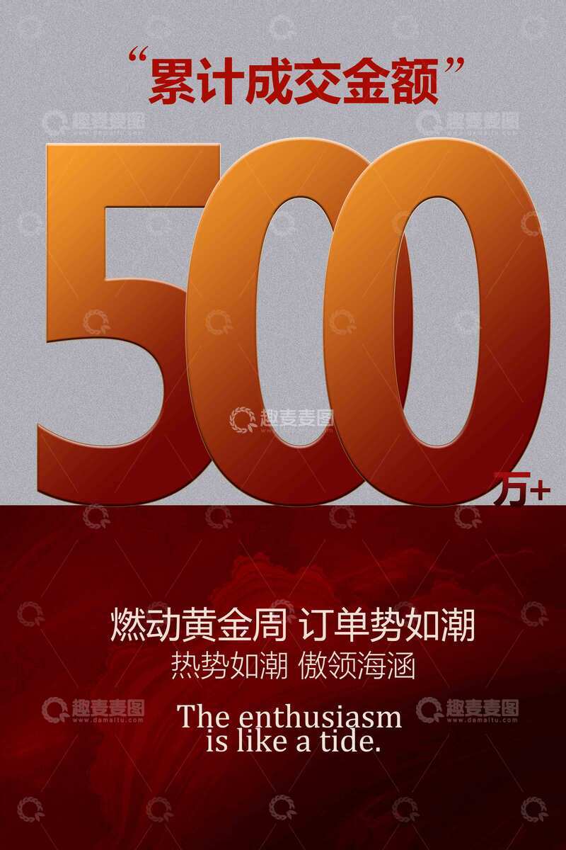 源文件下载【趣麦麦图】黄金周订金排行海报