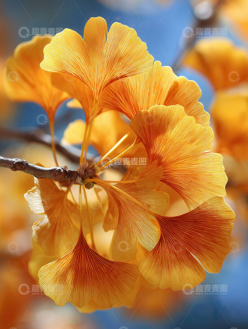 银杏叶  鎏金  禅意