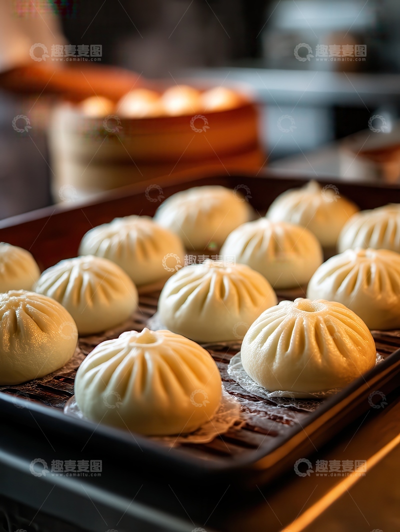 高清大图下载【趣麦麦图】包子  暖心  褶花