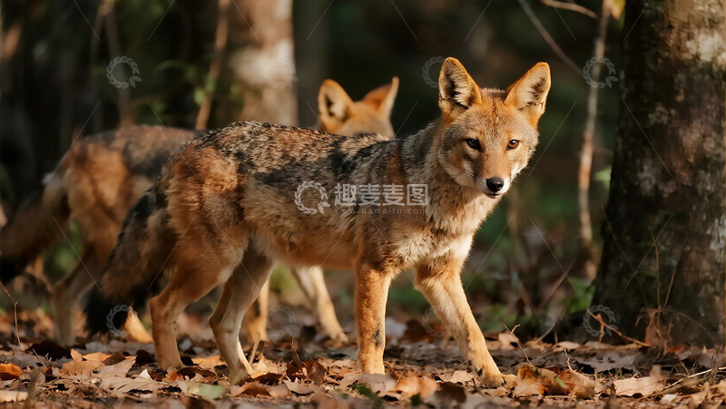 高清大图下载【趣麦麦图】生物百科凶兽之豺