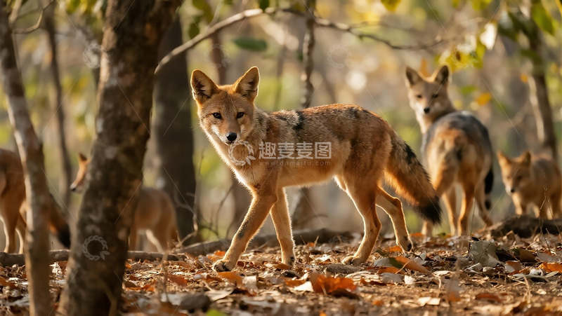 高清大图下载【趣麦麦图】生物百科凶兽之豺狼