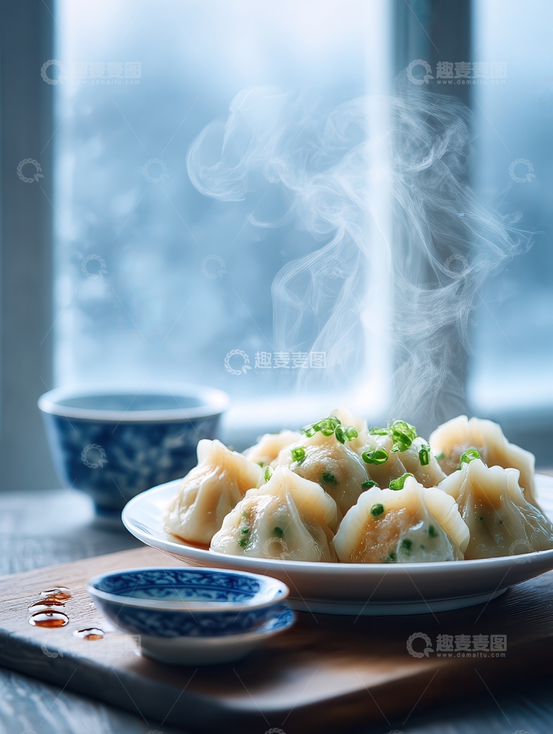 高清大图下载【趣麦麦图】饺子  元宝  暖心