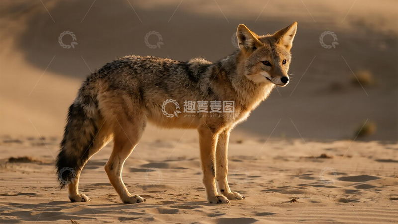 高清大图下载【趣麦麦图】生物百科凶兽之胡狼