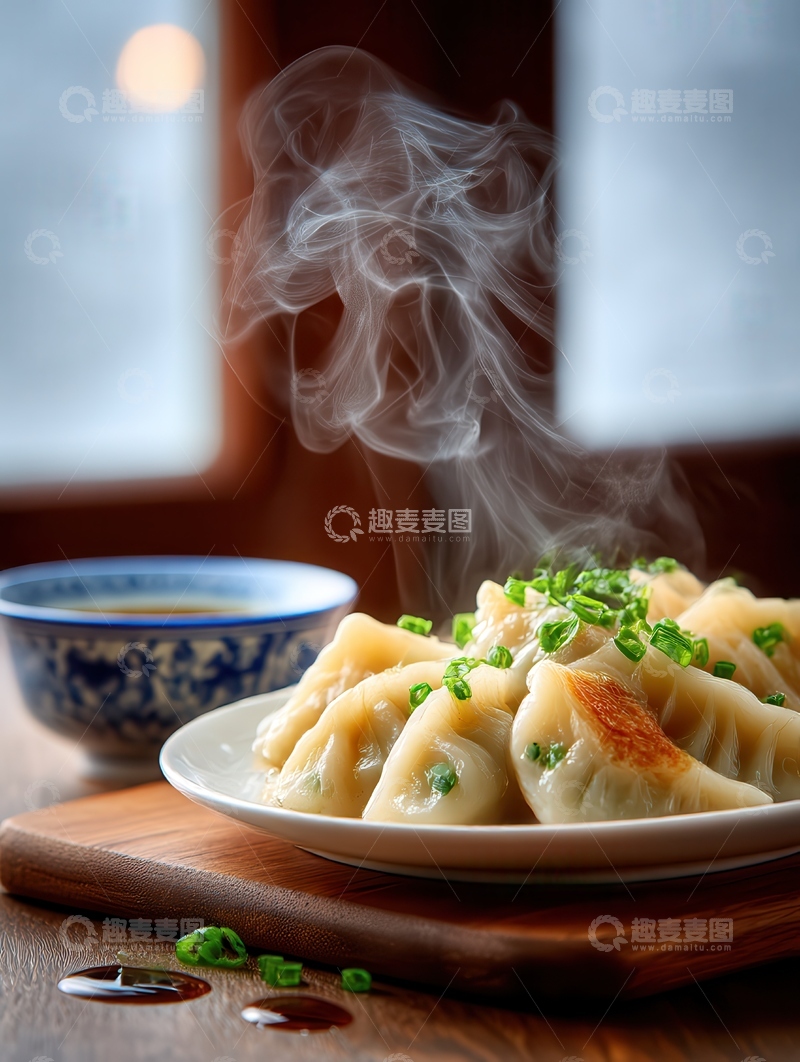 高清大图下载【趣麦麦图】饺子  元宝  热腾 