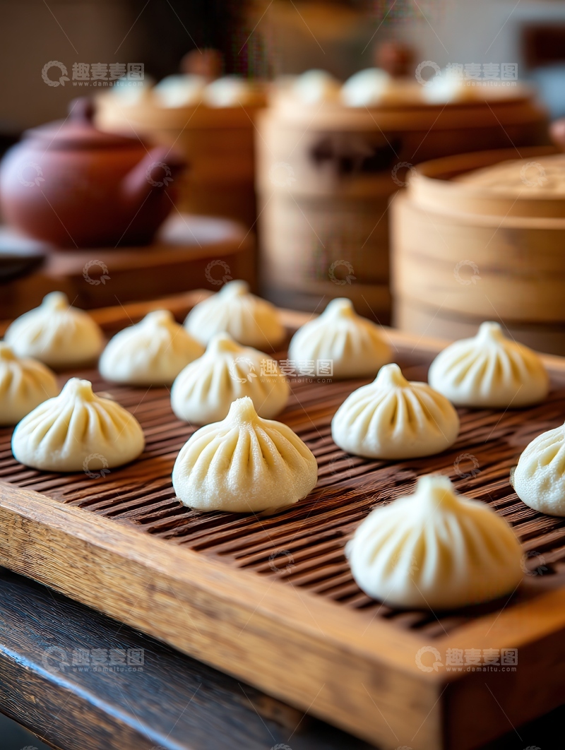 高清大图下载【趣麦麦图】包子  浑圆  鲜甜