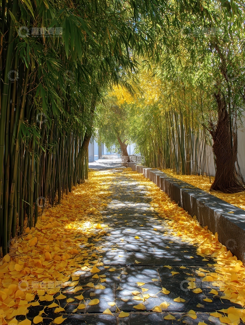 高清大图下载【趣麦麦图】林间  翠影   劲节