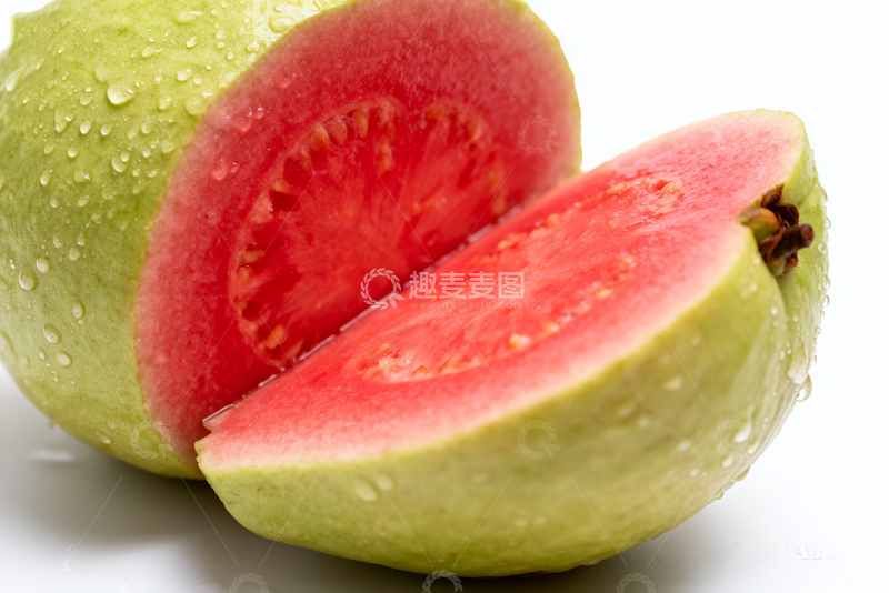 高清大图下载【趣麦麦图】芭乐红心番石榴鲜果展示4