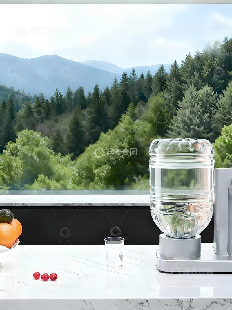 高清大图下载【趣麦麦图】-现代家居果汁机风景图