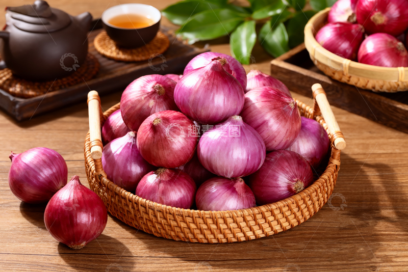 高清大图下载【趣麦麦图】新鲜红皮洋葱0