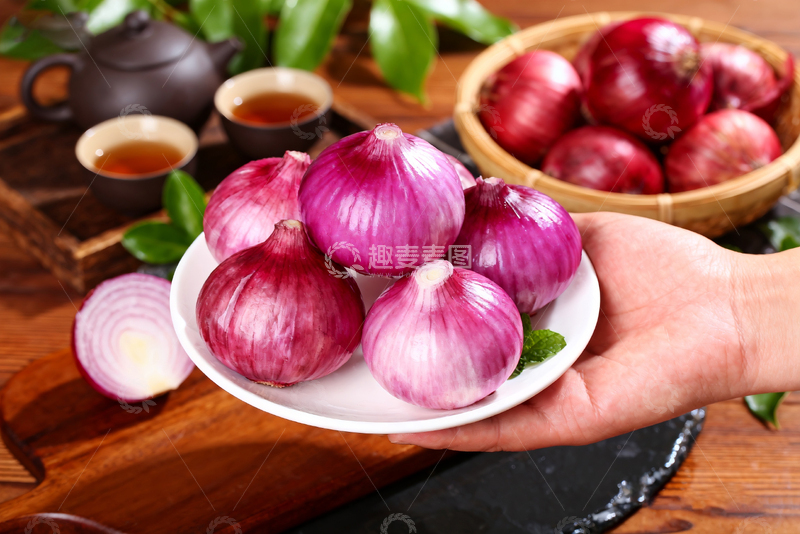 高清大图下载【趣麦麦图】新鲜紫皮洋葱11