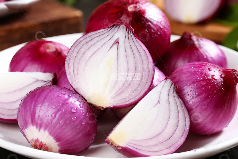 高清大图下载【趣麦麦图】新鲜紫皮洋葱13