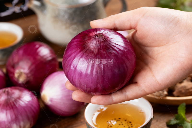 高清大图下载【趣麦麦图】新鲜紫皮洋葱15