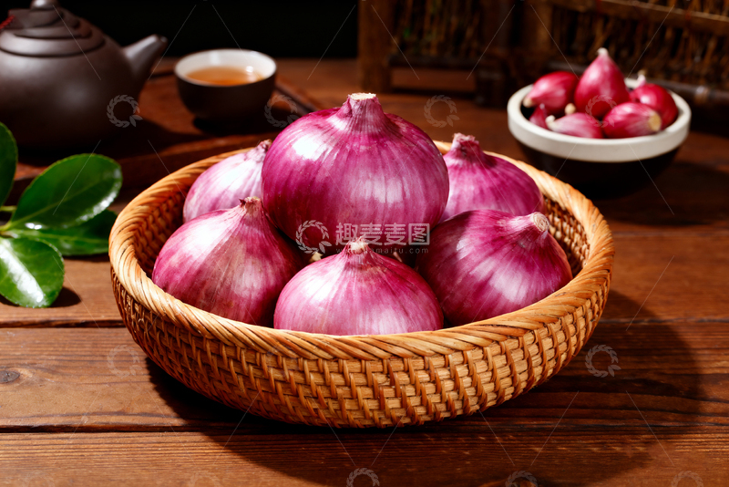 高清大图下载【趣麦麦图】新鲜红皮洋葱2