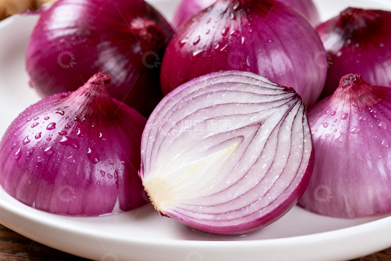 高清大图下载【趣麦麦图】新鲜紫皮洋葱10