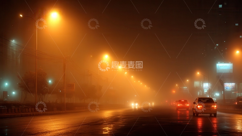 高清大图下载【趣麦麦图】雾霾  弥散  阴沉