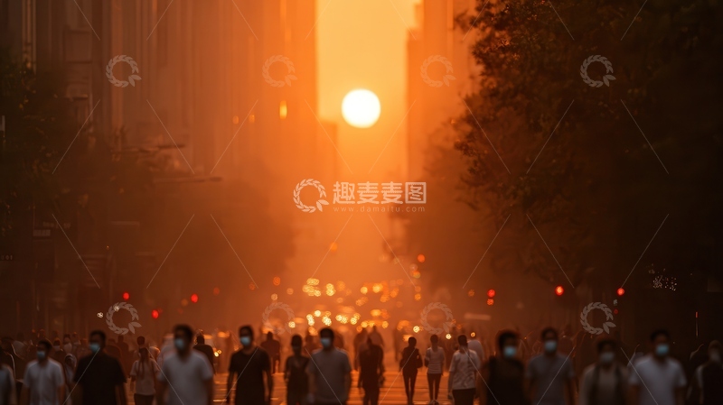 高清大图下载【趣麦麦图】雾霾  灰蒙  沉闷  