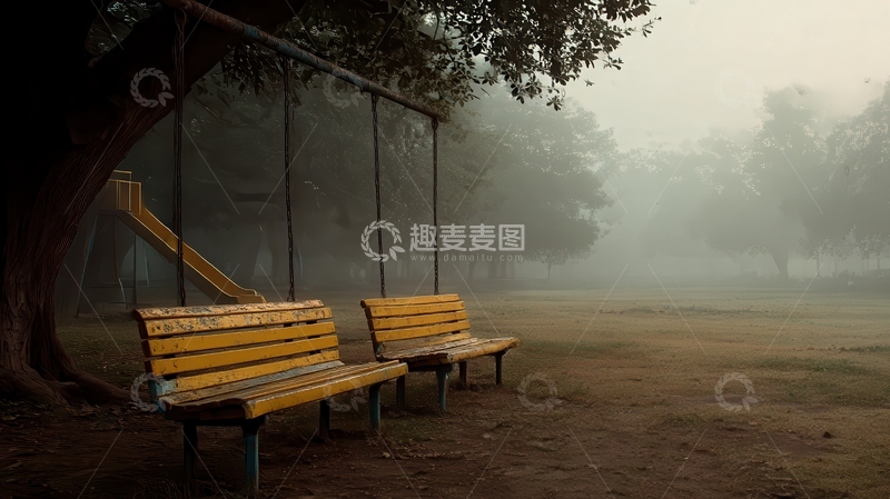 高清大图下载【趣麦麦图】雾霾  灰蒙  末日