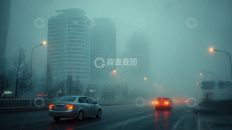 高清大图下载【趣麦麦图】雾霾  污浊  阴沉