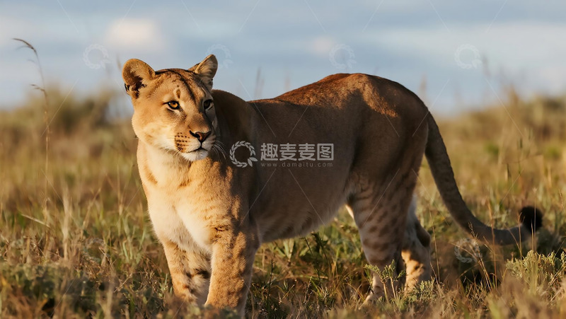 高清大图下载【趣麦麦图】生物百科凶兽之母狮子