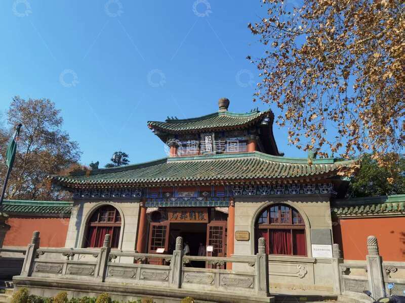 高清大图下载【趣麦麦图】-古典建筑秋景