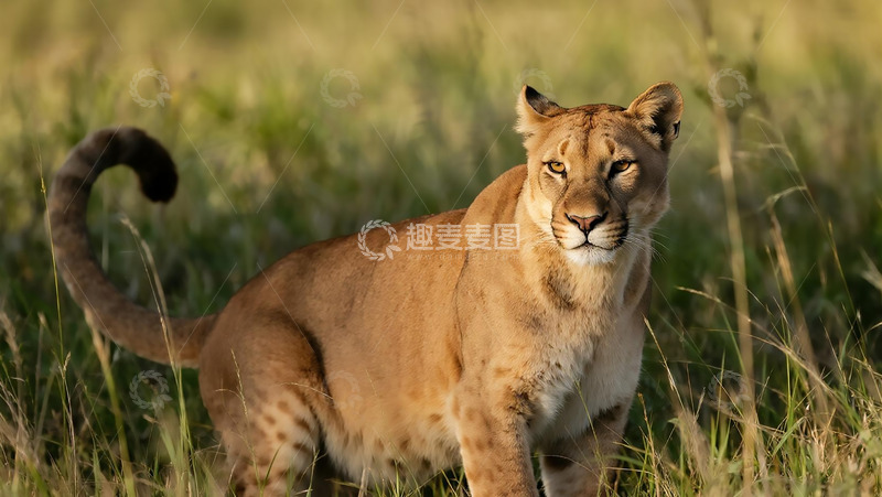 高清大图下载【趣麦麦图】生物百科凶兽之美洲狮