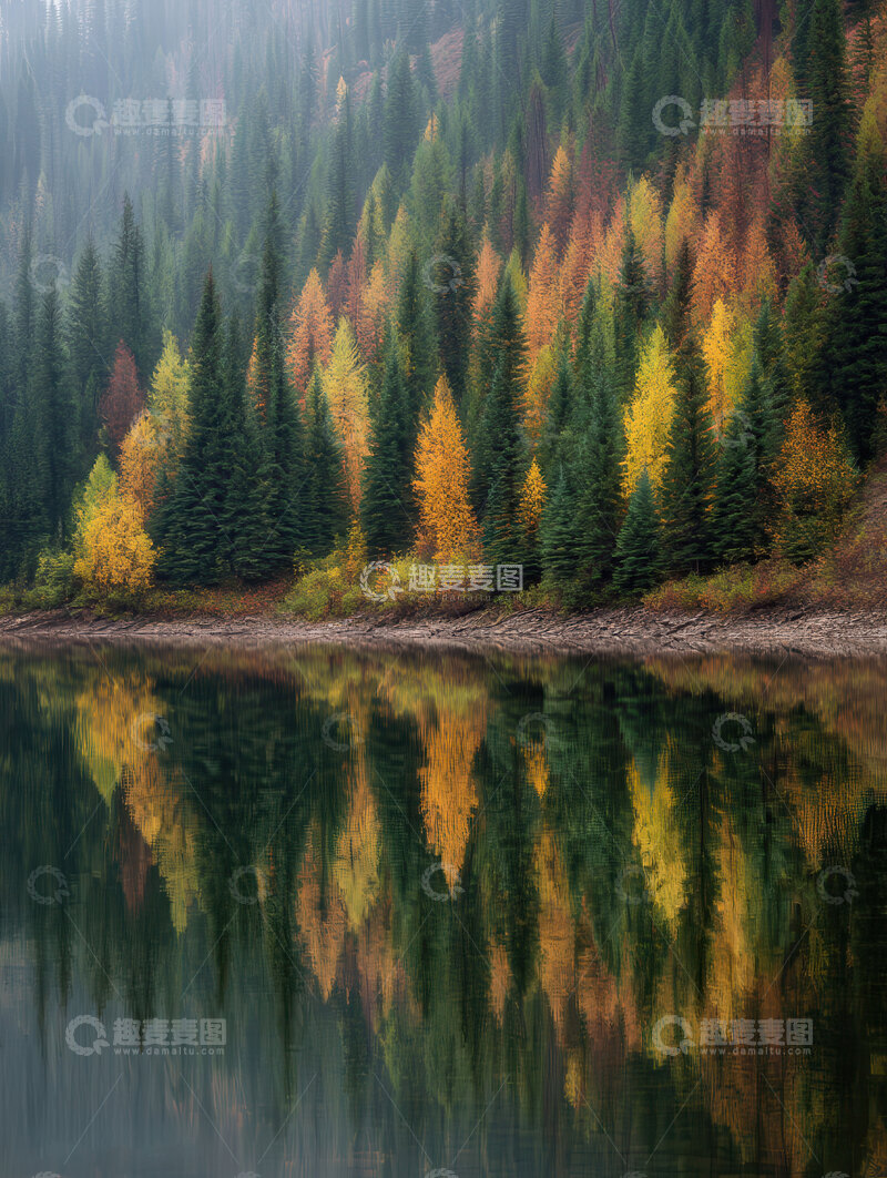 高清大图下载【趣麦麦图】-秋  清冽  飘零