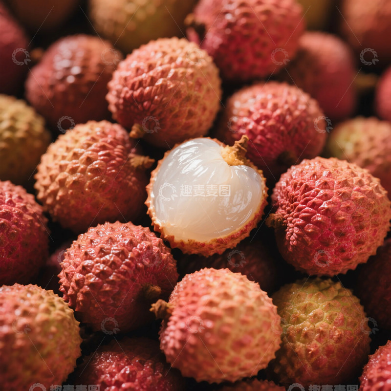 高清大图下载【趣麦麦图】荔枝特写新鲜水果摄影