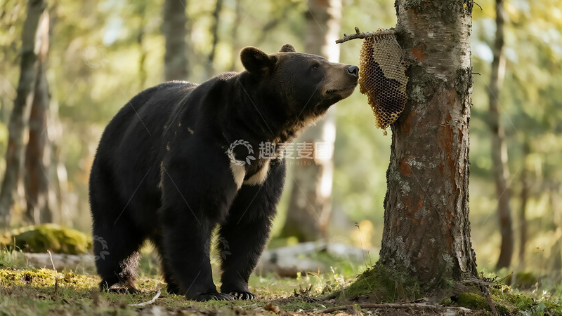 高清大图下载【趣麦麦图】生物百科凶兽之狗熊
