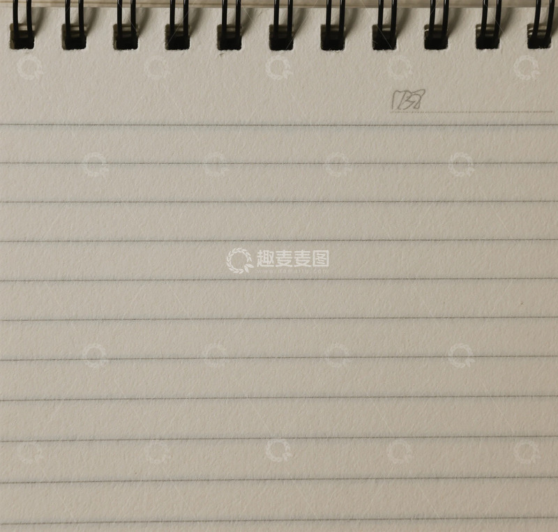 高清大图下载【趣麦麦图】线圈笔记本页面特写