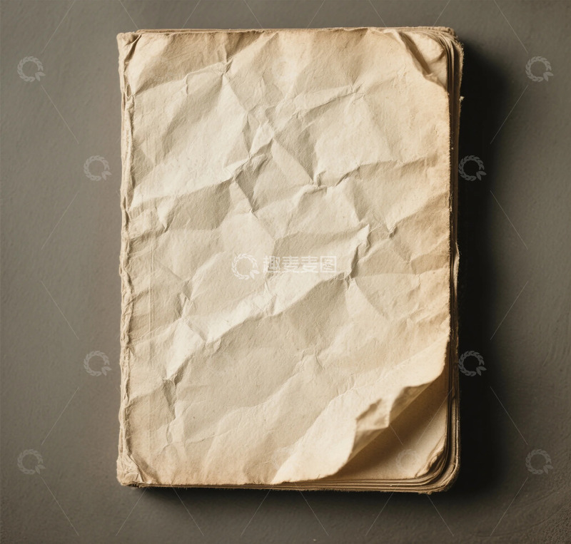 高清大图下载【趣麦麦图】皱纸背景质感素材