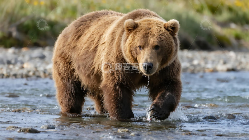 高清大图下载【趣麦麦图】生物百科凶兽之棕熊