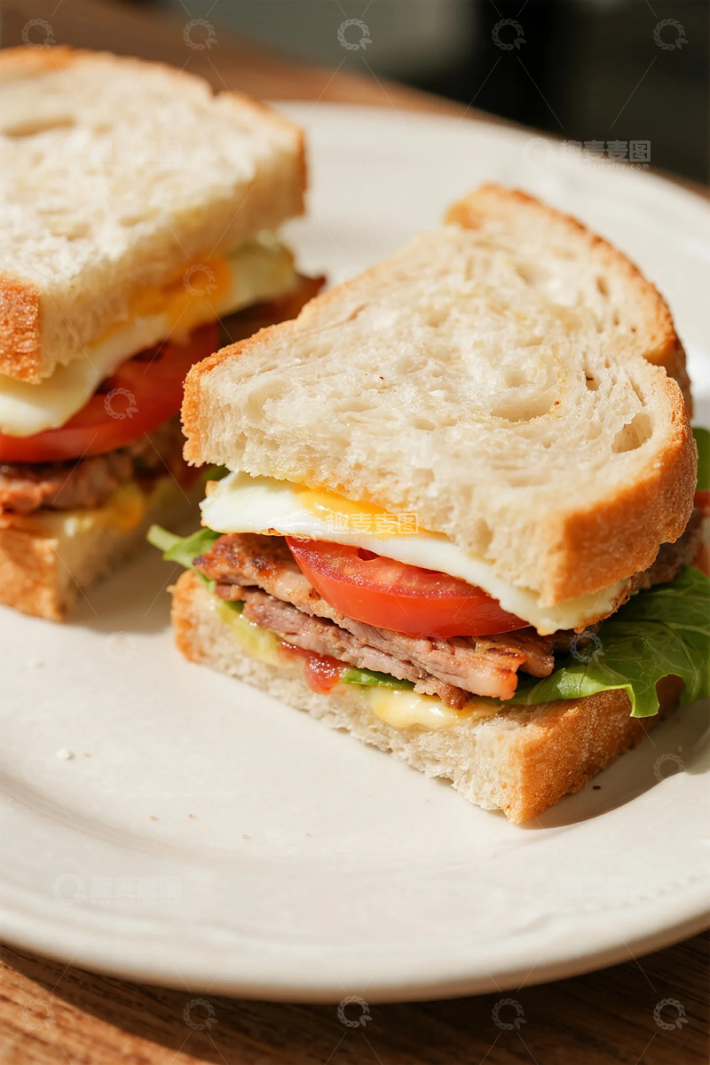 高清大图下载【趣麦麦图】美味三明治美食摄影