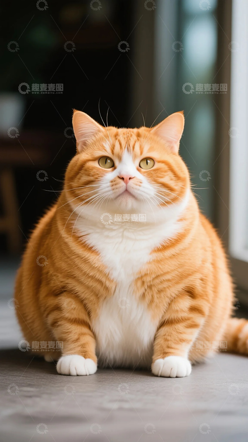 高清大图下载【趣麦麦图】橘猫特写猫咪摄影