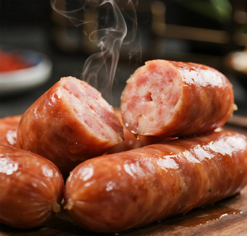 烤肠美食热食摄影
