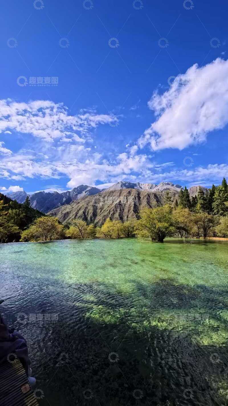 高清大图下载【趣麦麦图】山水画卷碧湖山