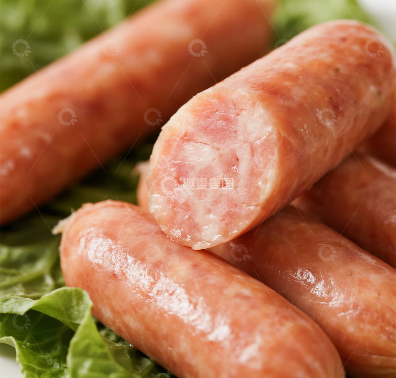 高清大图下载【趣麦麦图】鲜嫩香肠美食摄影
