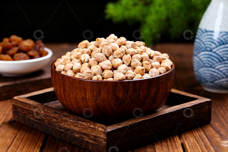 高清大图下载【趣麦麦图】农产品健康食物生鹰嘴豆鸡心豆8