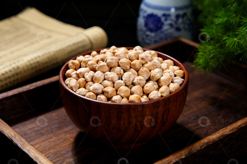 高清大图下载【趣麦麦图】农产品健康食物生鹰嘴豆鸡心豆0
