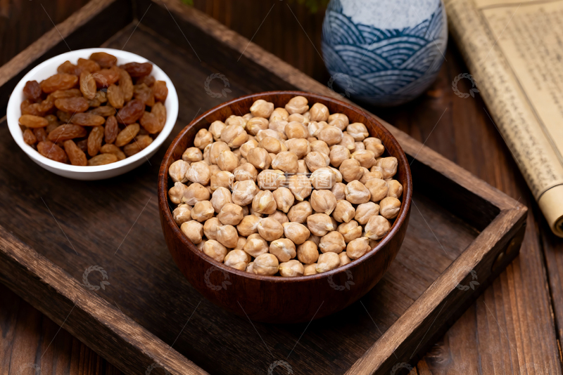 高清大图下载【趣麦麦图】农产品健康食物生鹰嘴豆鸡心豆4