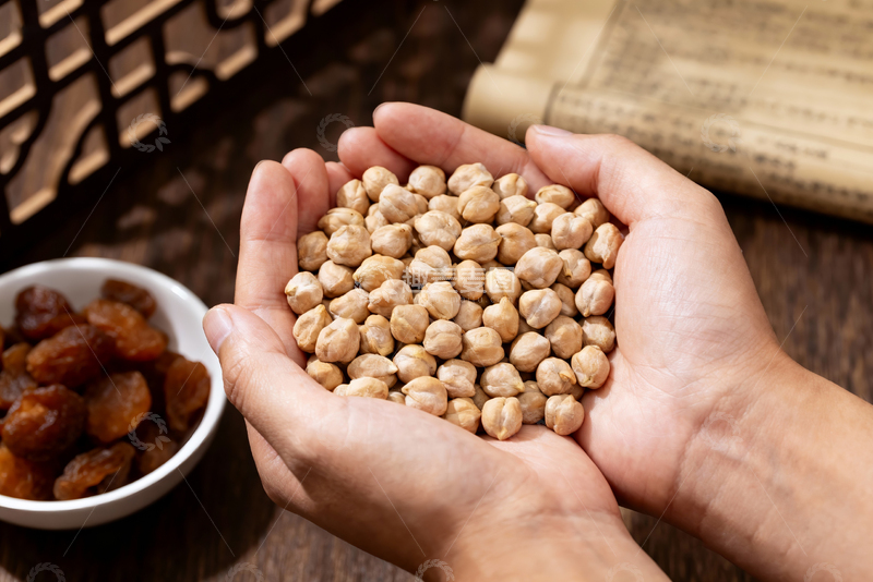 高清大图下载【趣麦麦图】农产品健康食物生鹰嘴豆鸡心豆5