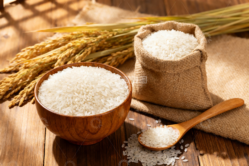 高清大图下载【趣麦麦图】农产品新鲜大米10