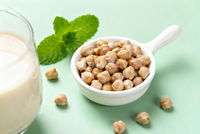 高清大图下载【趣麦麦图】农产品健康食物生鹰嘴豆鸡心豆2