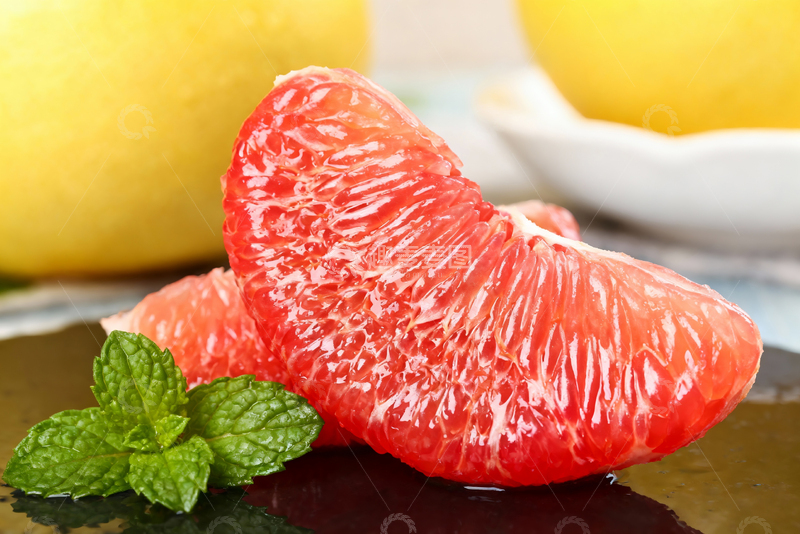 高清大图下载【趣麦麦图】红心蜜柚特写细节8