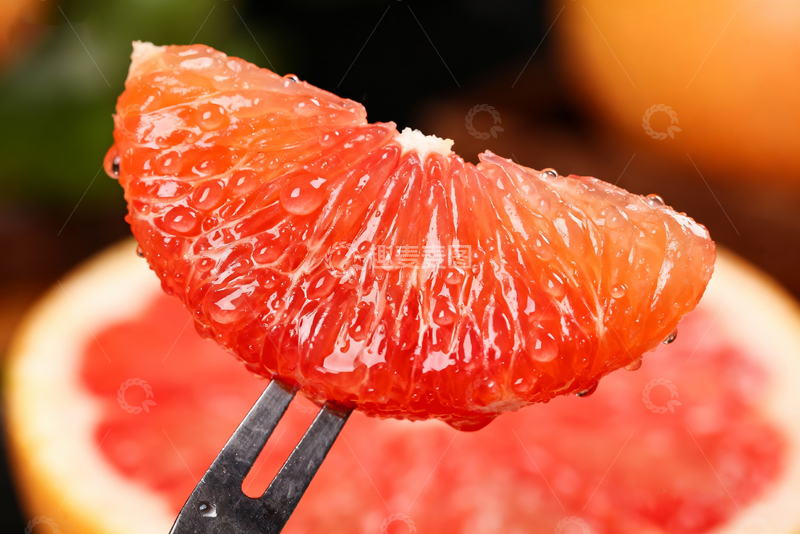高清大图下载【趣麦麦图】红心柚红心蜜柚果肉特写