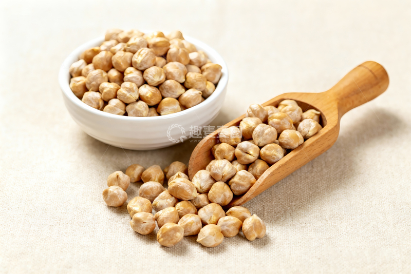 高清大图下载【趣麦麦图】鹰嘴豆鸡心豆农产品健康食物5