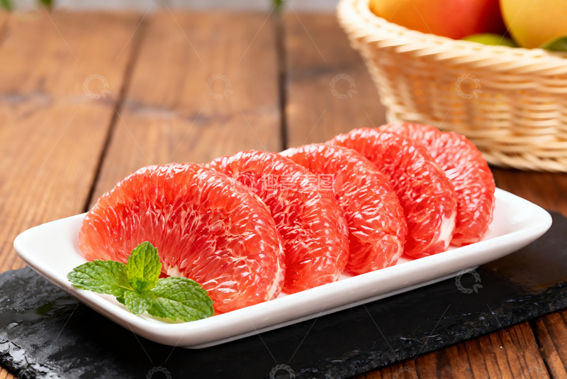 高清大图下载【趣麦麦图】红心柚红心蜜柚特写细节3