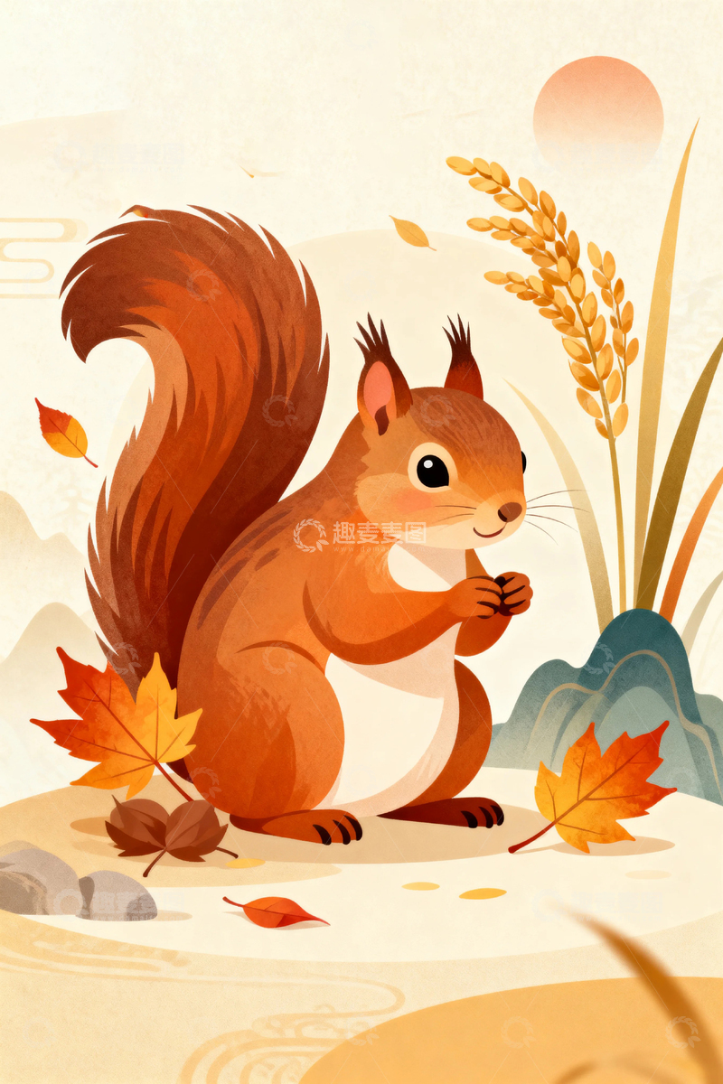 高清大图下载【趣麦麦图】秋季风景背景040