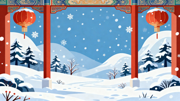 冬季节日背景001