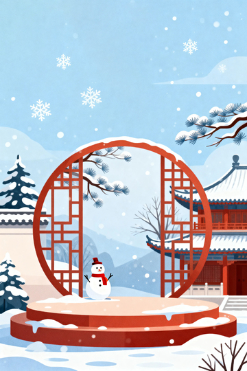 冬季节日背景0015