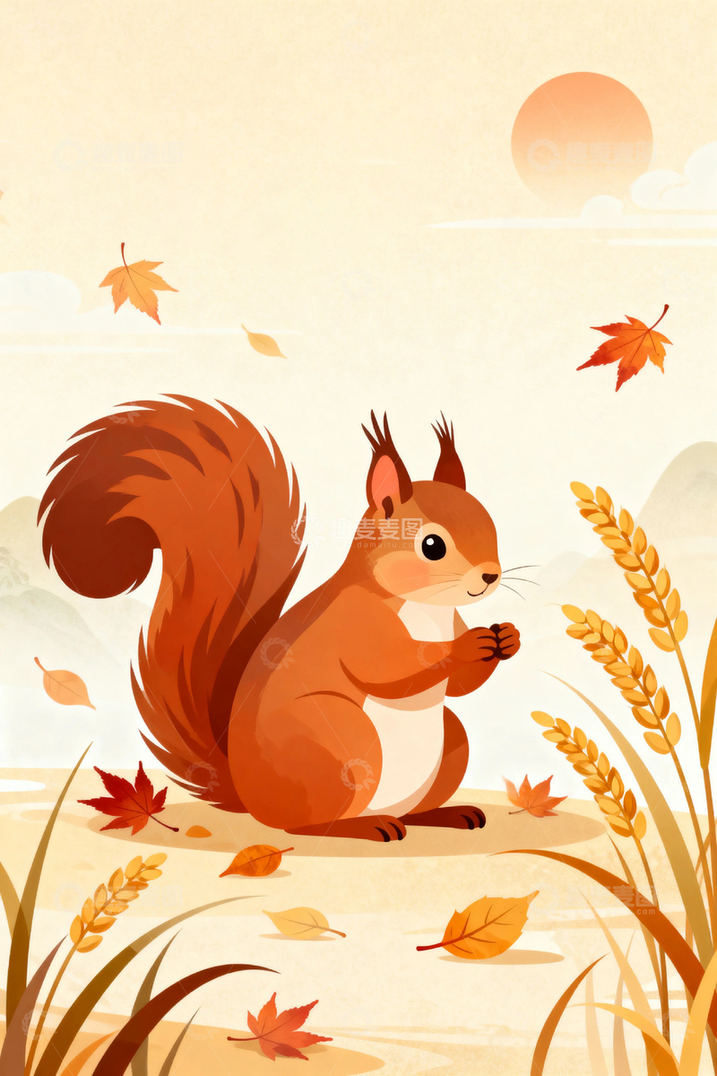 高清大图下载【趣麦麦图】秋季风景背景020
